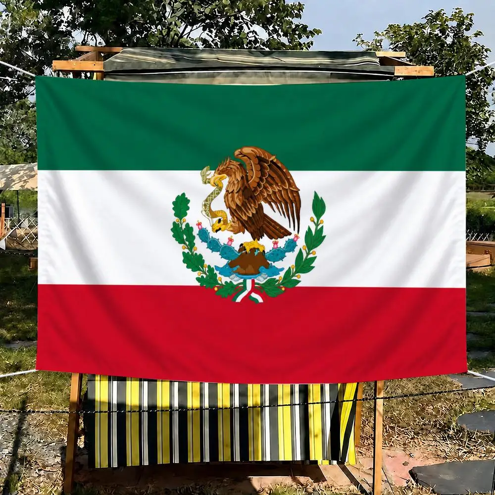 Mexico National Culture Flag Tapestry Outdoor Parties Bedrooms Living Rooms Dorm Rooms Wall Decor Banners Gifts