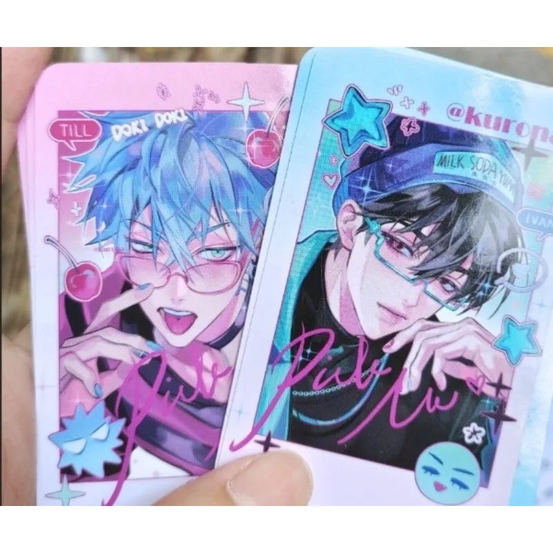 4Pcs/Set Alien Stage Anime Photo Card Ivan Till Small Card 3inch Bookmark Collection Friends Exquisite Gift