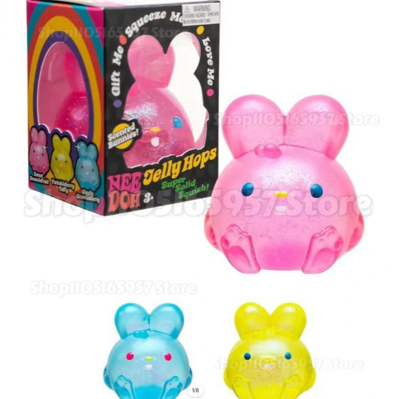 

Colored Rabbit Decompression Toy Simulation Rabbit Pinching Decompression Toy Puzzle Adult Kid Stress Release Toy Home Decor