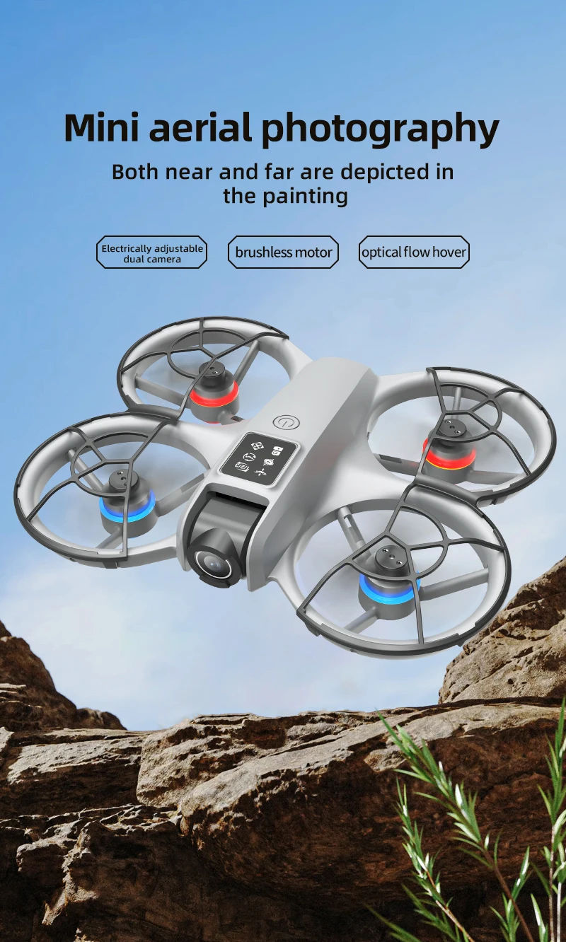 The New T3 Drone, Equipped with a 180 °   Electrically Adjustable Camera and a 4.5-Inch Screen Remote Control, Is the Best Gift