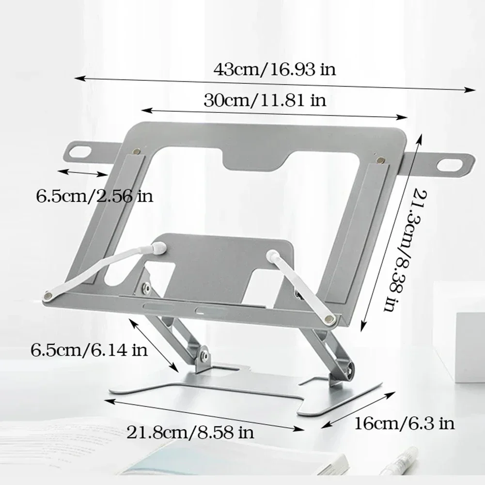 

Foldable Laptop Stand Portable Notebook Support Base Holder Adjustable Riser Cooling Bracket For Laptop Tablet Accessories