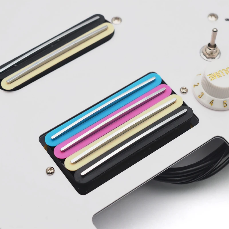 SSH High Output Loaded Prewired Scratchplate Coil Splitting 2 Mini Humbucker with Coil Pickup Electric Guitar Pickguard