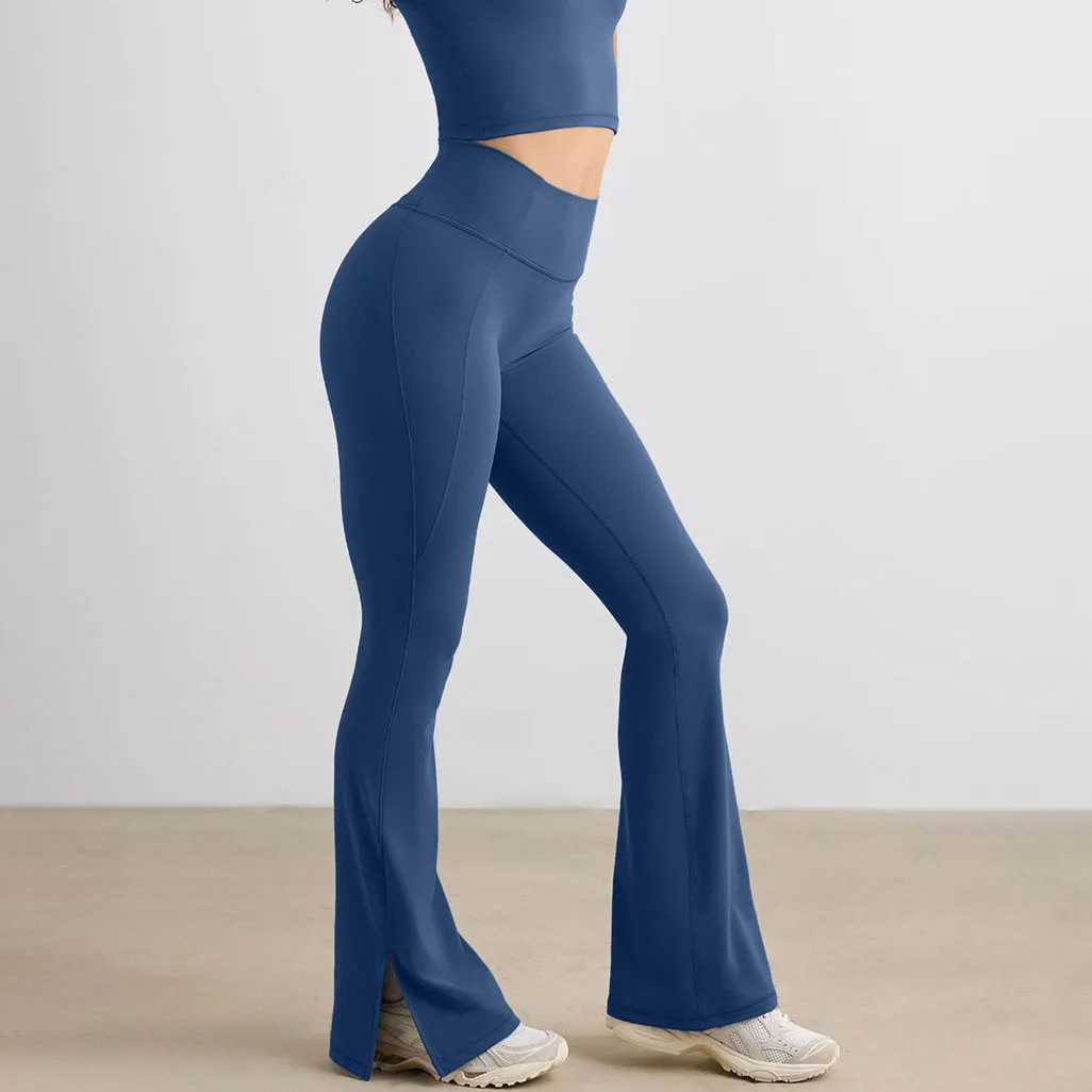 BetterMe Naked High Waisted Waist Cinching Hip Lifting Fitness Exercise Elastic  Pants Women Casual Outdoor Running Yoga Pants