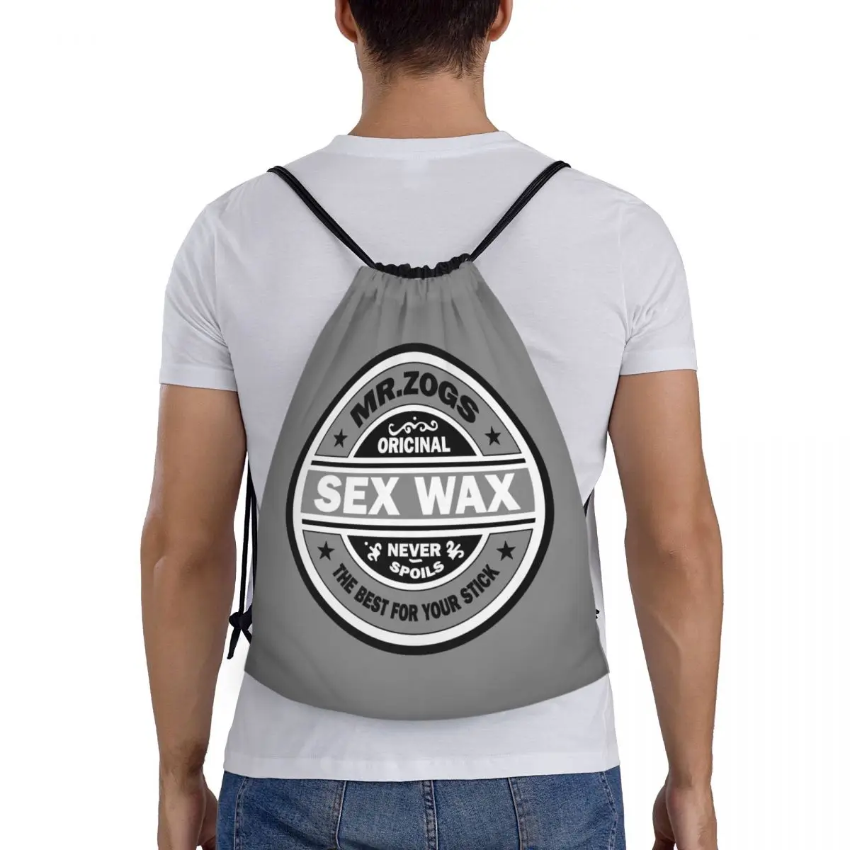 مخصص السيد Zogs الجنس الشمع الرباط أكياس للتسوق اليوغا حقائب الظهر الرجال النساء تصفح تصفح هدية الرياضة الصالة الرياضية Sackpack