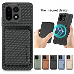 For ONEPLUS 15 12 13 13r 5G Luxury Case Magnet 2IN1 Detachable Leather Card Capa One Plus 15r Case Oneplus15 Ace 5 6 Back Cover