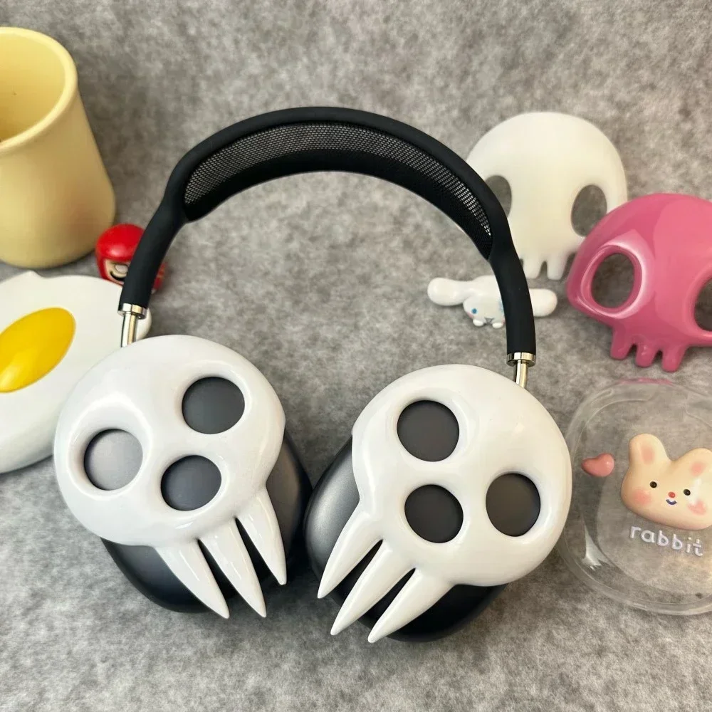 Etui na słuchawki Airpods Max z motywem Soul Eater, dekoracja, czaszka śmierci, akcesorium do słuchawek, nakładka na Airpods Max, styl Y2k — zdjęcie produktu 6