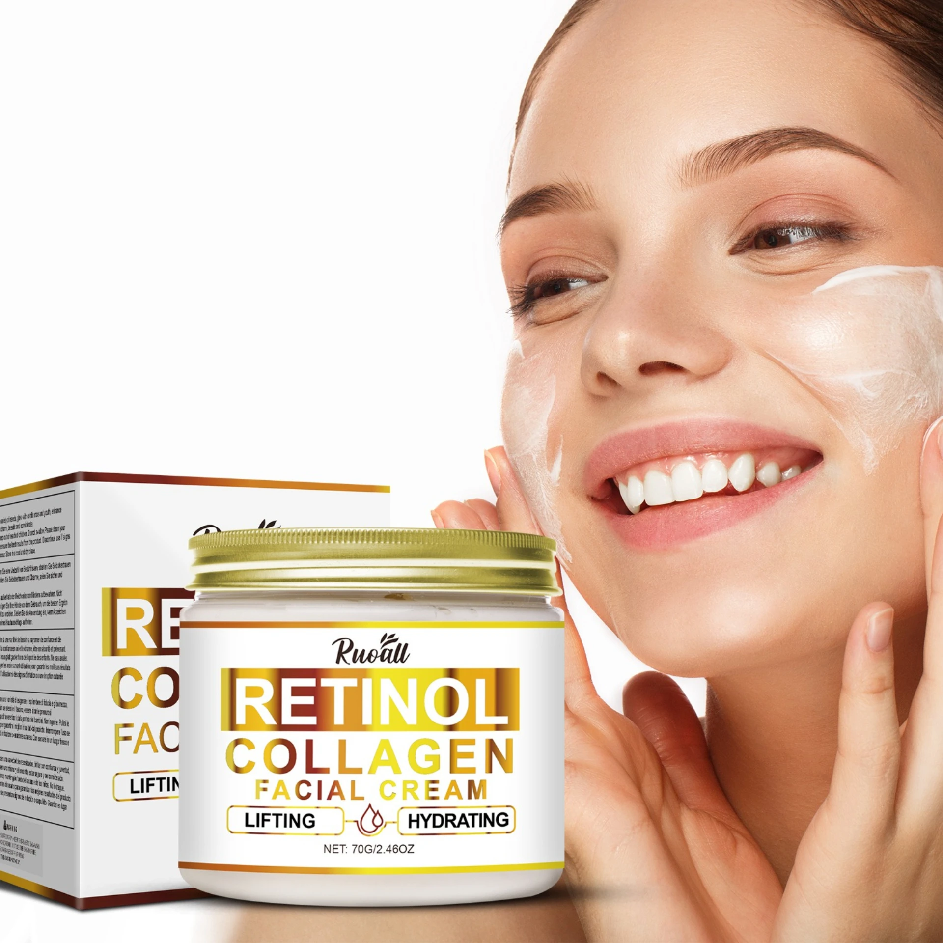 

70g Retinol Collagen Cream Moisturizing and hydrating Lifting and firming fading fine lines Skincare