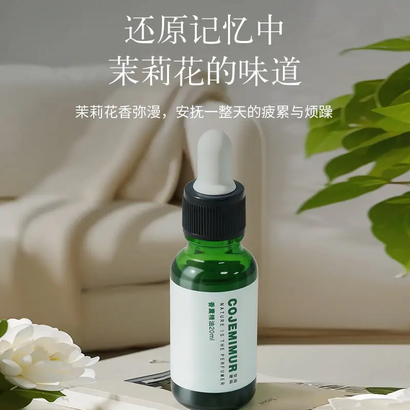 20ml Mini Flameless Aromatherapy Essential Oil Supplementary Fluid Jasmine 21Scents Office/Home Fragrance Freshener Long-lasting