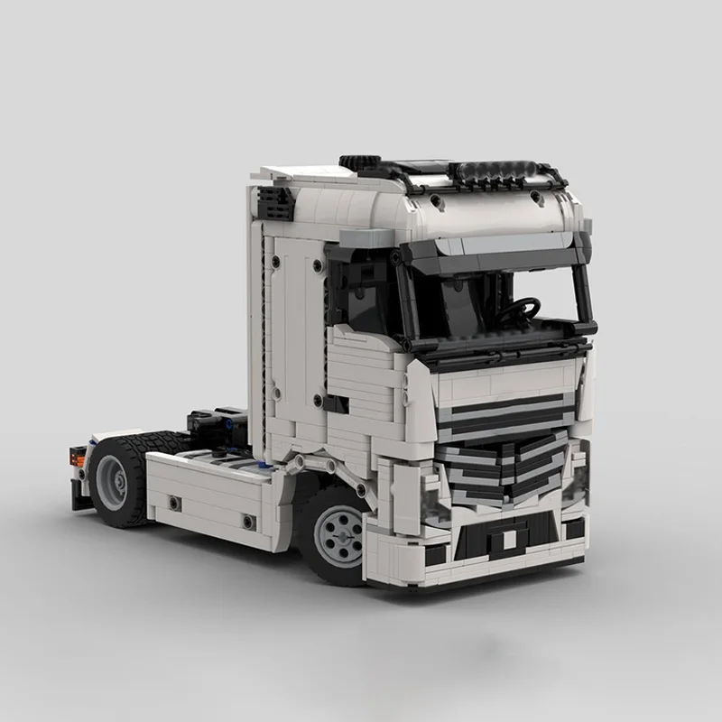 City Car Model MOC Building Bricks MP5 Heavy-Duty Traction Truck Modular Technology Children Holiday Gifts Assemble Toys Suit