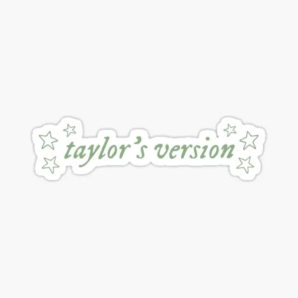 Taylors Version Red Album  10PCS Stickers for Living Room Laptop Window Wall Funny Luggage Decorations Cute Anime Car