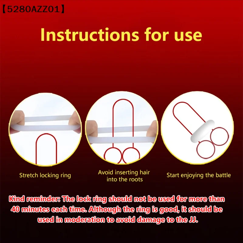 3pcs Lasting Erection Penis Ring Male Delayed Ejaculation Scrotum TPE Reusable Cock Rings Testis Restraint Sex Toys 〔HMA58〕 view 5