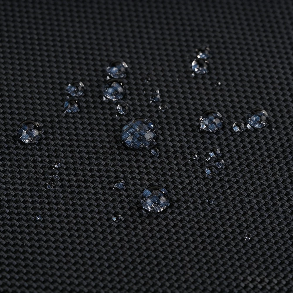 1680D Ballistic Nylon Fabric PU Coated Water Repellent Black Ripstop Waterproof Fabric 100x150cm for Bags Luggage Outdoor Gear