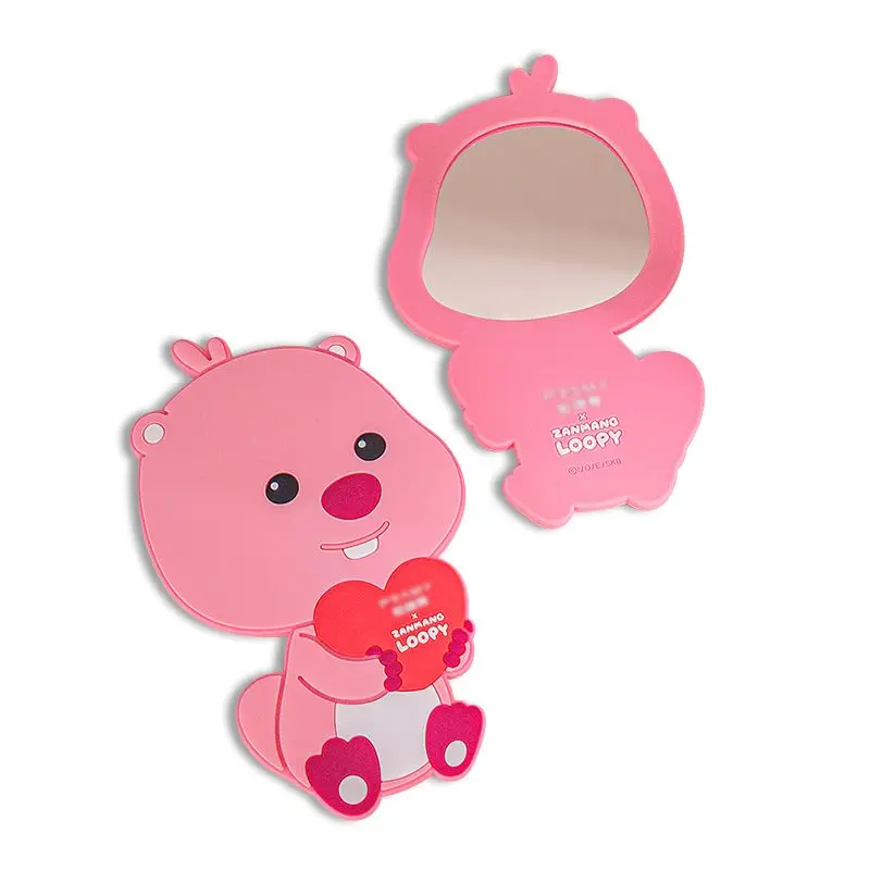 

MINISO LOOPY Cute Makeup Mirror, Easy To Carry, Kawaii Capybara Style Anime Peripheral Gift, A Must-have Gift for Girls