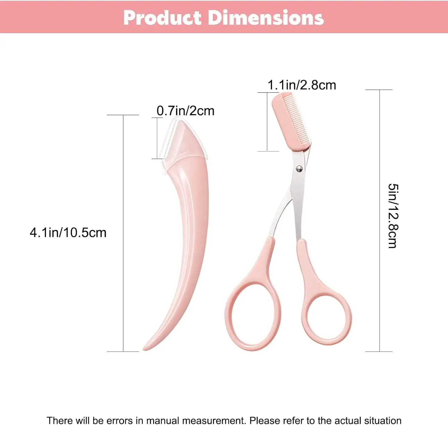  مقص حواجب دقيق - شفرات حادة للغاية للحواجب النظيفة والمحددة - مقابض سهلة الإمساك مثالية للمبتدئين #6