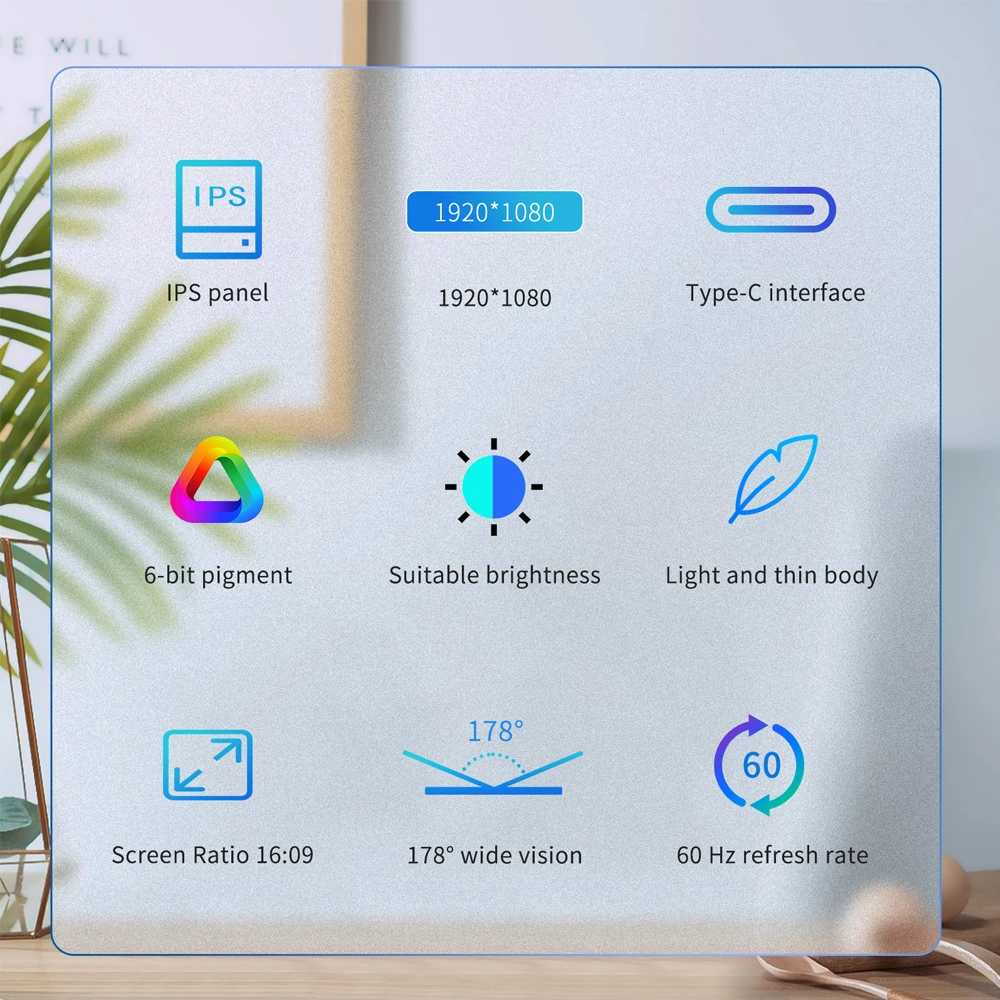 15.6 بوصة IPS 1080P المحمولة التلفزيون المزدوج المتكلم Usb نوع C HDMI-متوافق مع شاشة الكمبيوتر ل Ps4 التبديل Xbox One محمول الهاتف
