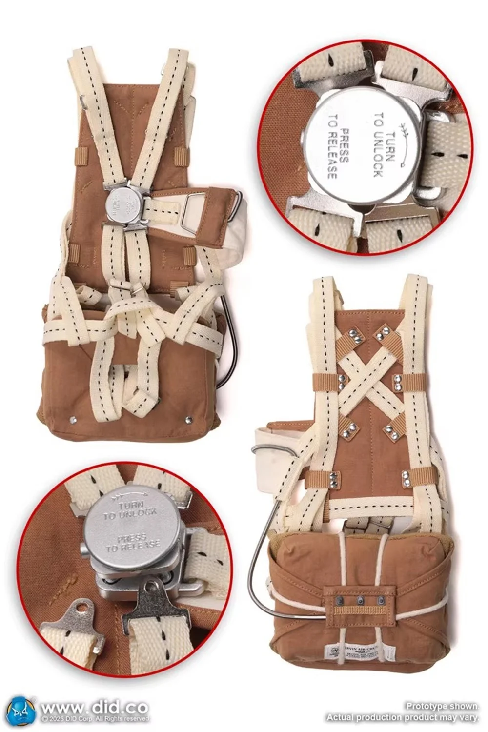 DID 1/6 الجندي البريطاني K80187 دمية توم مان ألعاب صغيرة نموذج مظلة سترة نجاة أكياس أسلحة الإشارة اكسسوارات ل 12 "DIY بها بنفسك