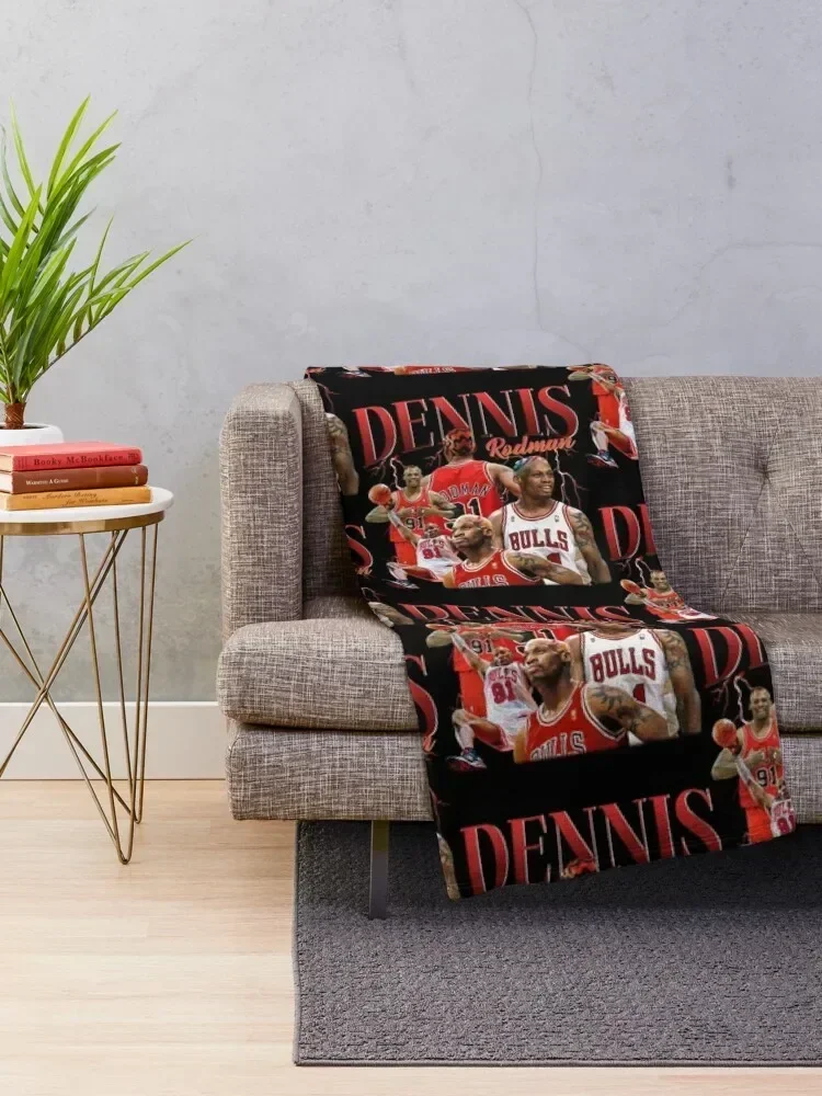 Basketball Legends Throw Blanket Flannel Fabric Picnic wednesday Blankets