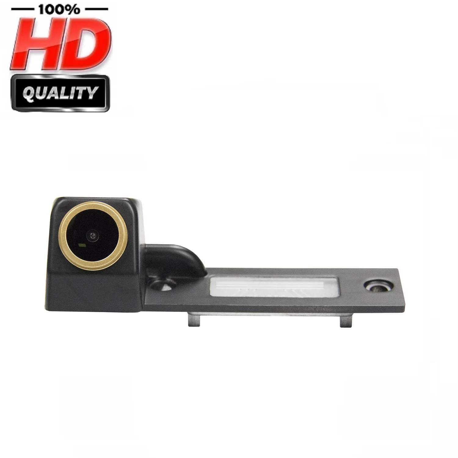 

HD 1280*720P Golden Camera for Transporter T5 T6 Multivan Caddy Jetta Sharan Passat B5 SKODA Superb,License Plate Light Camera