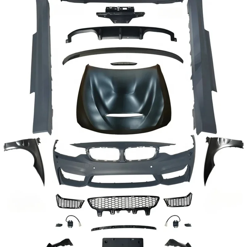 

Premium PP 2 Door F32 M4 Style Transformation Kit for Vehicle - 2 Piece Set