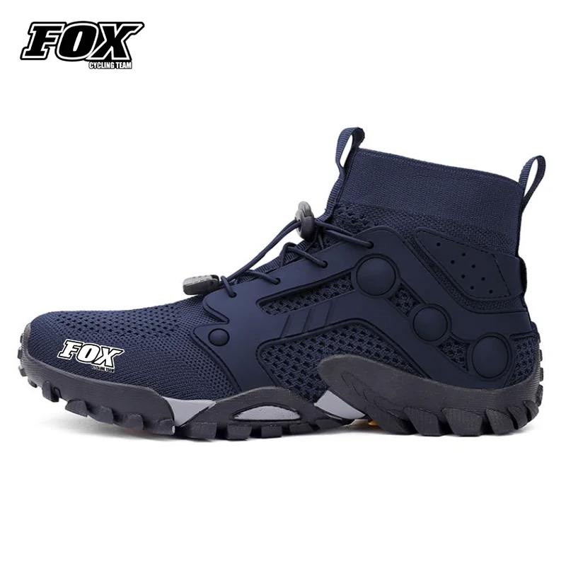 Fox Cycling Team Cycling shoes Men Bicycle Speed Sneakers Mountain Bike Sneakers Road Cycling Shoes Outdoor Hiking Sneakers