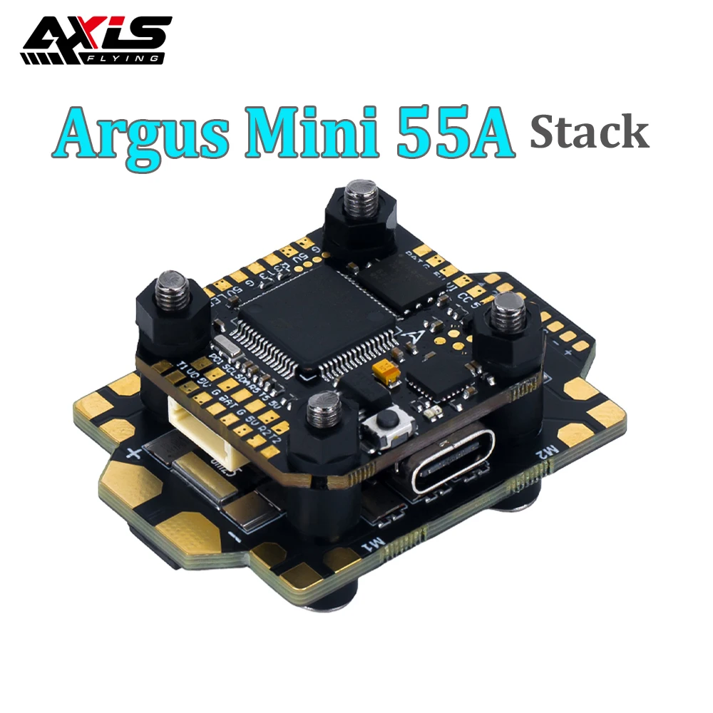 

Axisflying Argus Mini 55A Stack F7 Pro Flight Controller MPU6000 / ICM-42688-P 55A ESC for RC FPV Freestyle Drones