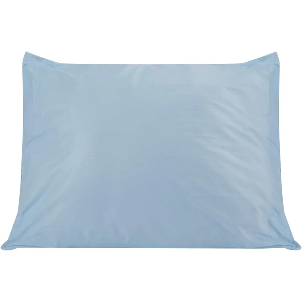 

Medical Pillow [12 Count] Reusable Hospital Bed Pillows, Vinyl Cover, Fluid Moisture and Stain-Resistant, Blue,20 in x 26 in