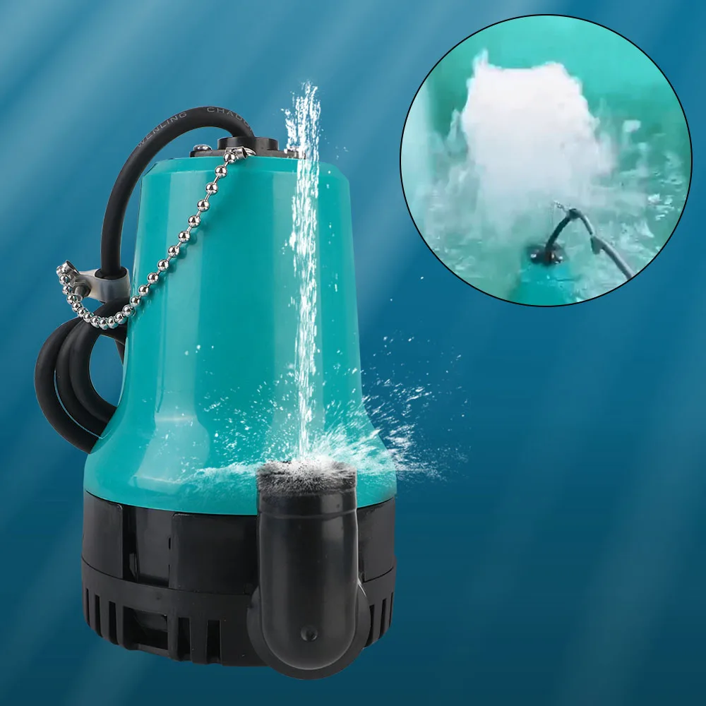 Pompa Air celup 4600RPM 50W tangki ikan Filter DC 12V/24V untuk rumah tangga/pertanian pengisap bawah portabel pompa lambung kapal laut