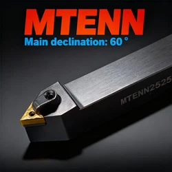 MTENN2020K16 MTENN1616H16 MTENN2525M16 External Turning Tool Holder TNMG16 Carbide Inserts MTENN Lathe Cutting Machine Tools Set
