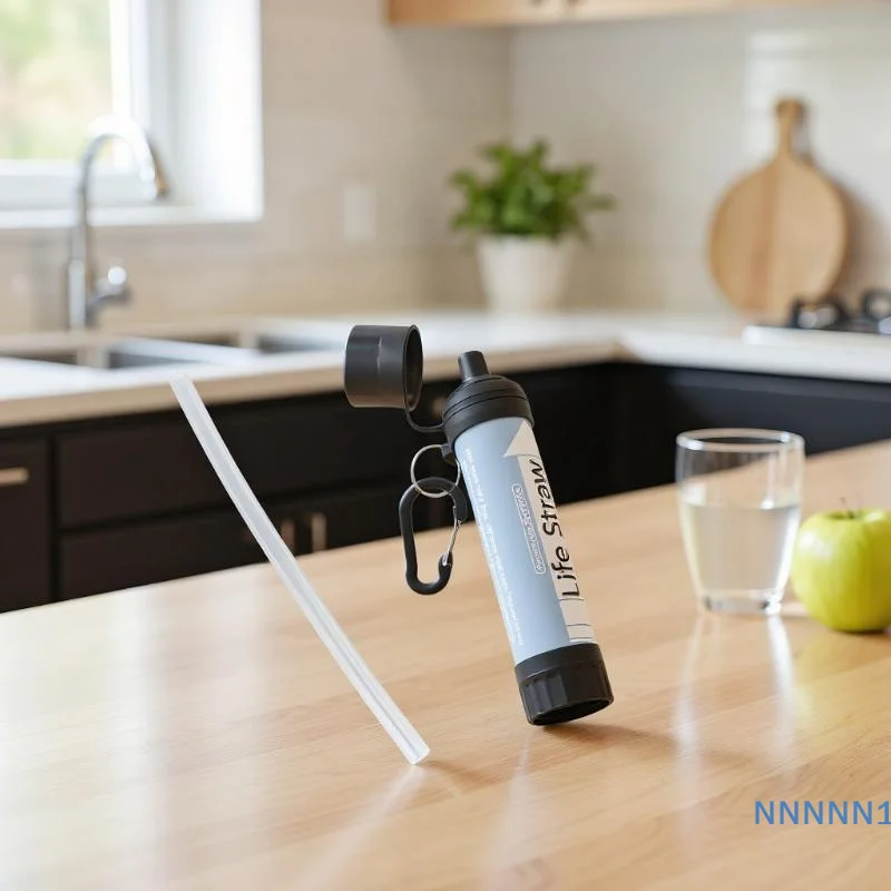 

Набор - Аварийный очиститель воды для выживания, соломенная система фильтрации на открытом воздухе для пеших прогулок, скалолазания и кемпинга