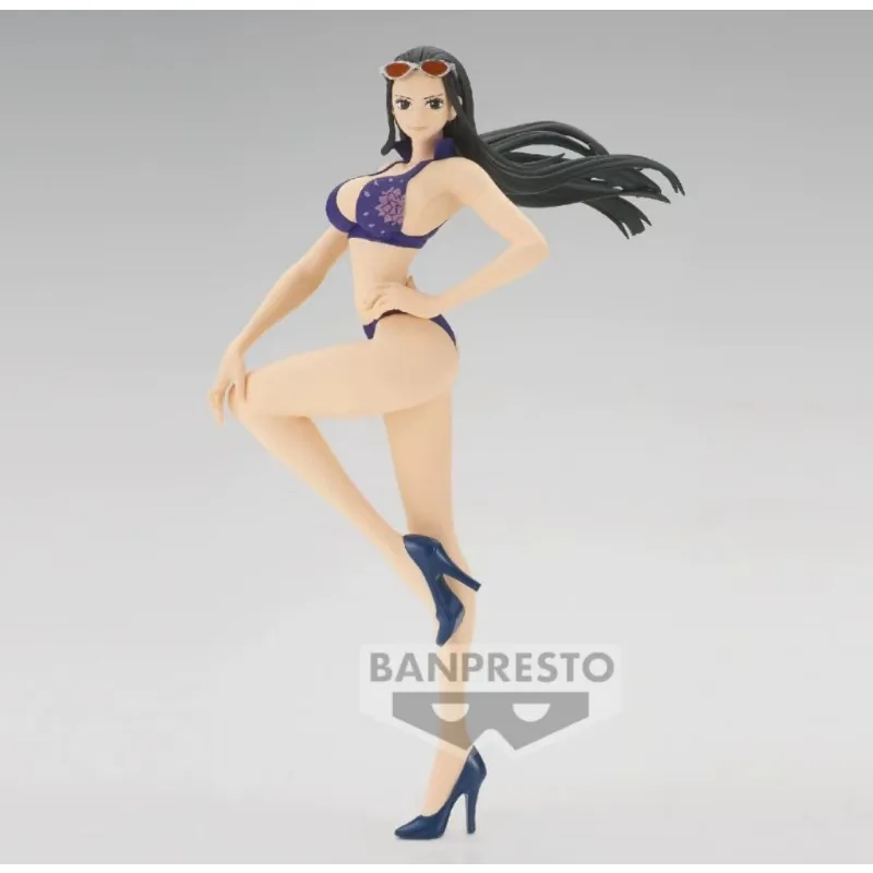 OriginalBandai Anime One Piece Figure Shiny Venus Nico Robin Swimwear  Model Dolls Action Figure Toys for Kids Gift Collectible