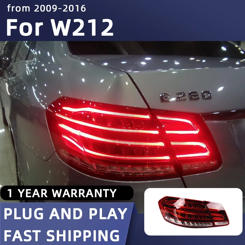 

Car Styling Taillights for Benz E Class E250 E260 W211 W212 LED Tail Lamp 2009-2016 Tail Light DRL Rear Turn Signal