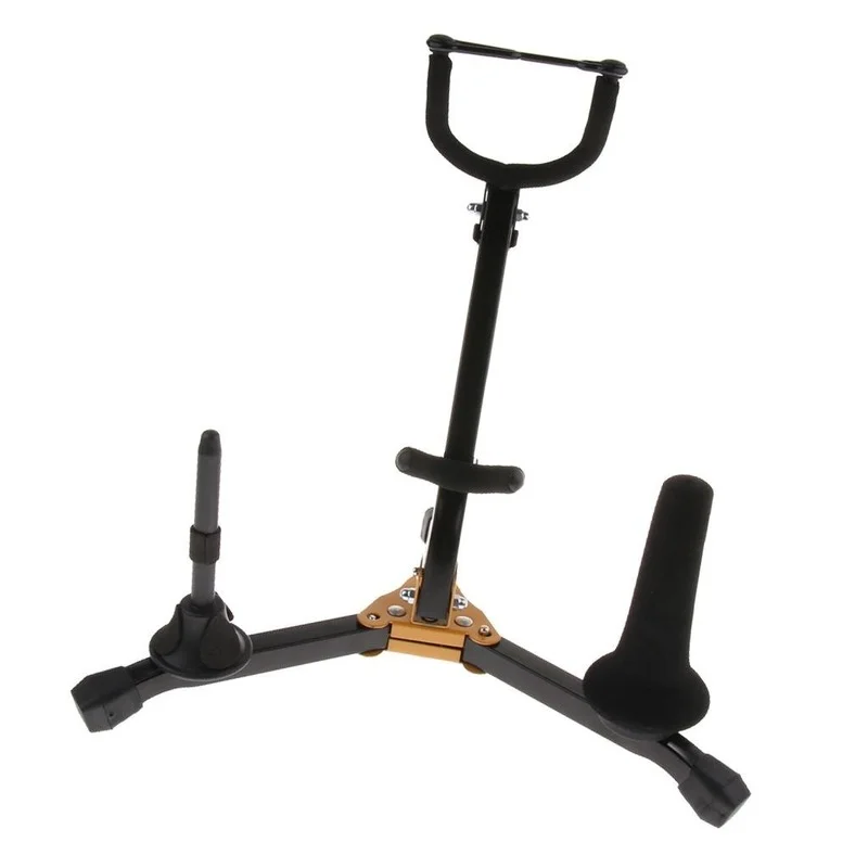 Foldable Portable Alto Tenor Saxophone Stand Sax Tripod Holder Instrument Saxophone Accessories for Alto / Tenor Saxophone