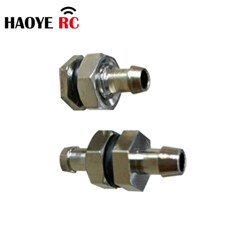 Haoye 1 pc d5 Metall kraftstoff düse/Metall öldüse/Kraftstoff entlüftung/Kraftstoff aufnahme anschluss/Öl kannen zubehör für RC-Flugzeuge DIY