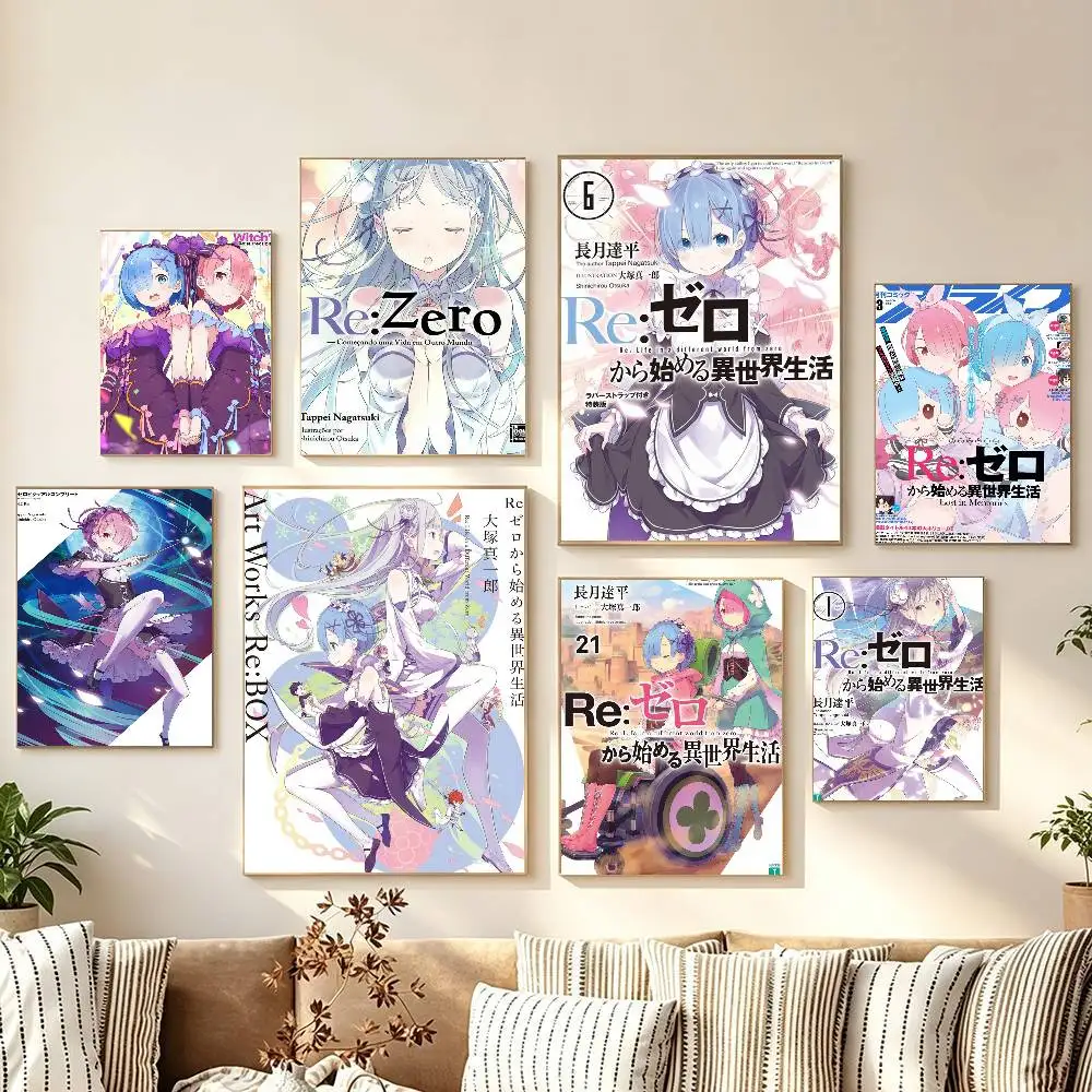 Re Zer-o- Rem Adhesive Wall Art Poster Canvas Bedroom Children, Study Living Room For Home Room Decor