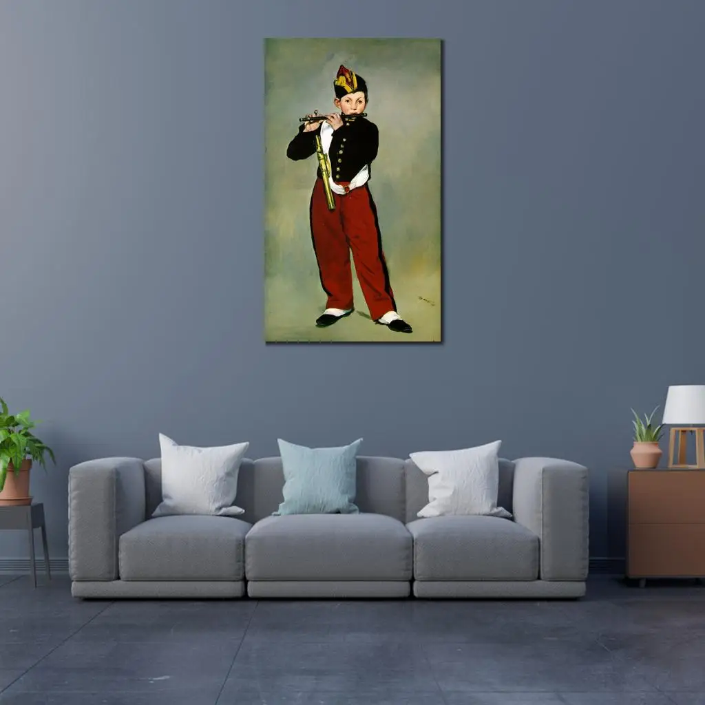 oil Painting for kids room The Fifer by Edouard Manet Hand painted High quality