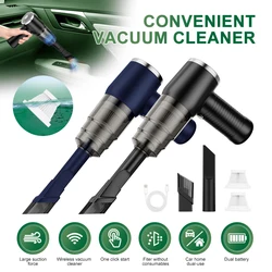 BELIBUY Home Appliance Car Wireless Vacuum Cleaner Strong Suction Handheld Auto Vacuum Home Car Dual Use Mini Vacuum Cleaner