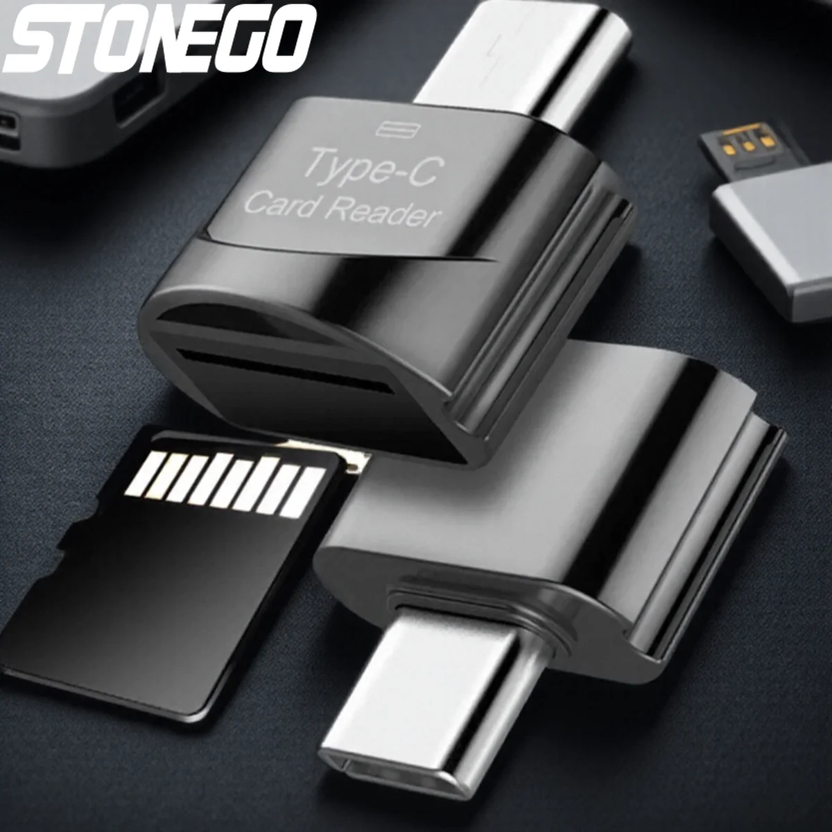 

USB 3.0 Type C Micro SD TF Card Reader OTG Mini Card Reader for Phone and Laptop Smart Memory Card Adapter