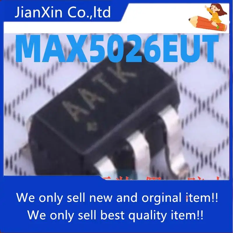 

10pcs 100% orginal new MAX5026EUT MAX5026EUT+T Silkscreen AATK SOT-23-6 MAXIM