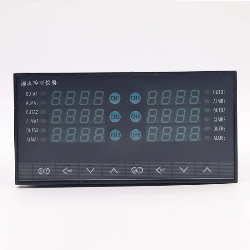 6 channels thermostat multifunction PID On-Off 6 channels temperature controller