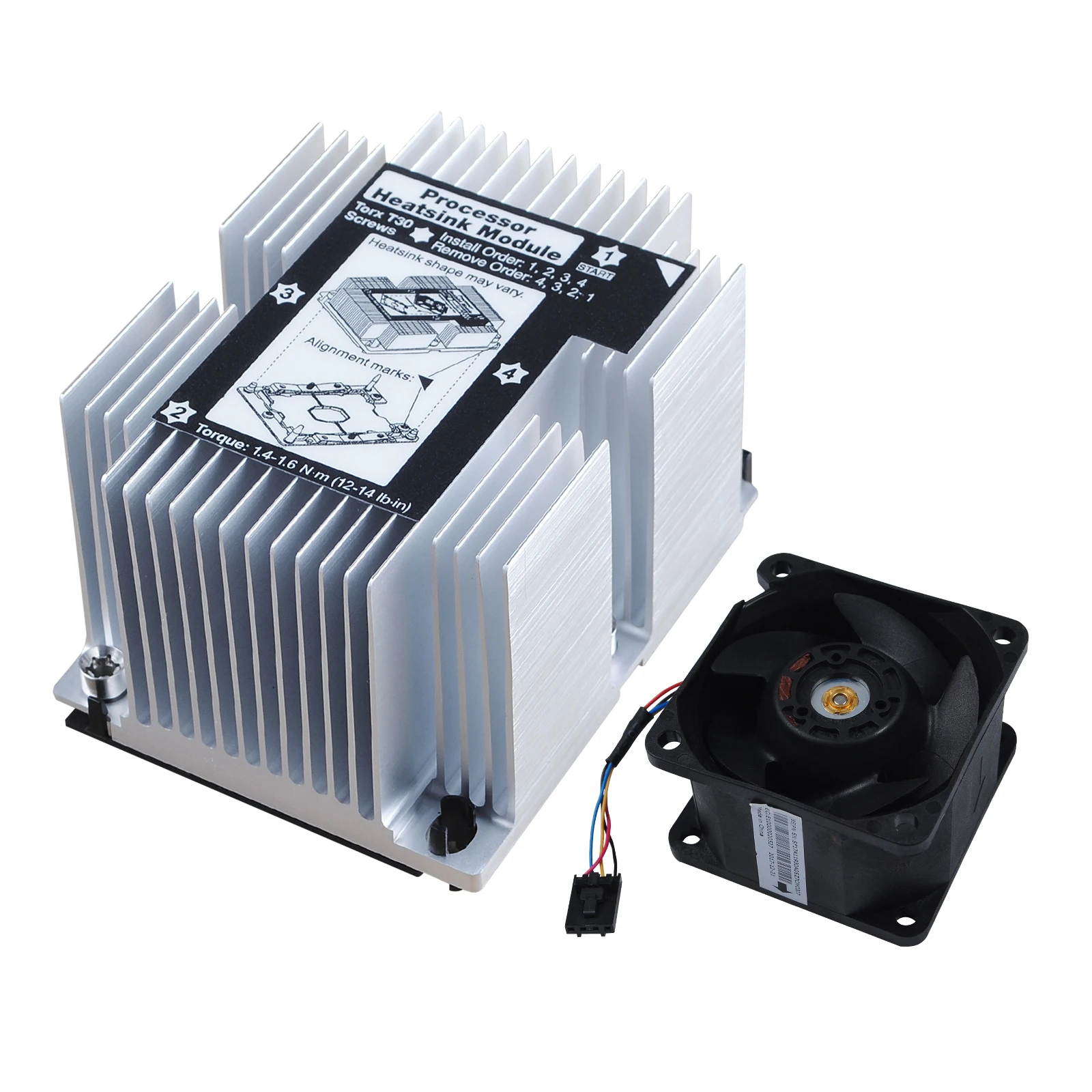 Новый охлаждающий вентилятор DBPG0638B2U 01KP642, 4-линейный радиатор 01KP655 для Lenovo Thinksystem SR650 SR658 SR550