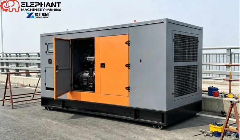 Industrial 120kW 3 Phase Diesel Generator Set ATS Automatic Transfer Switch For Commercial Standby Power Supply