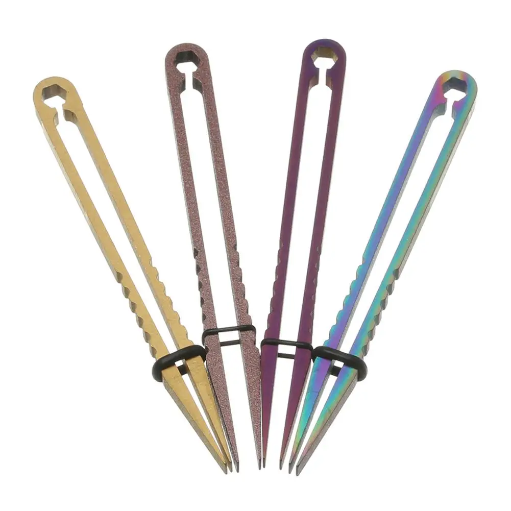 TC4 Clip Tweezer Titanium Alloy Professional Multipurpose Rust-free Outdoor Camping Maintenance Tool Wholesale Dropshipping