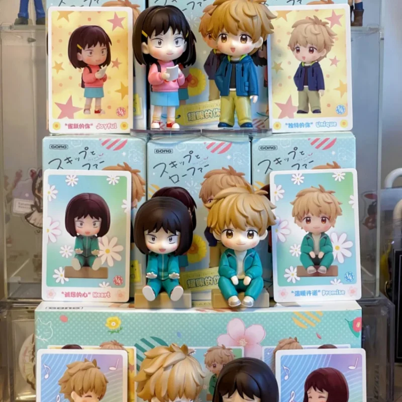 

В наличии, оригинальная серия Skip And Loafer-Shining 2, слепая коробка, каваи, аниме, экшн, загадочная коробка, настольный мультяшный декор, игрушки, подарок