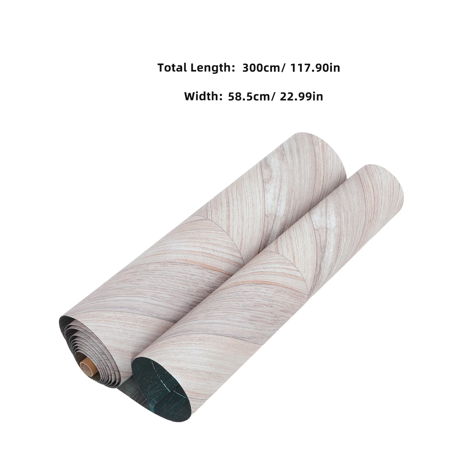 1 Rolo de Azulejos de Piso Autoadesivos DIY 118x23x0.06 polegadas, Piso Vinílico à Prova d'Água com Textura de Madeira para Cozinhas, Banheiros e Corredores