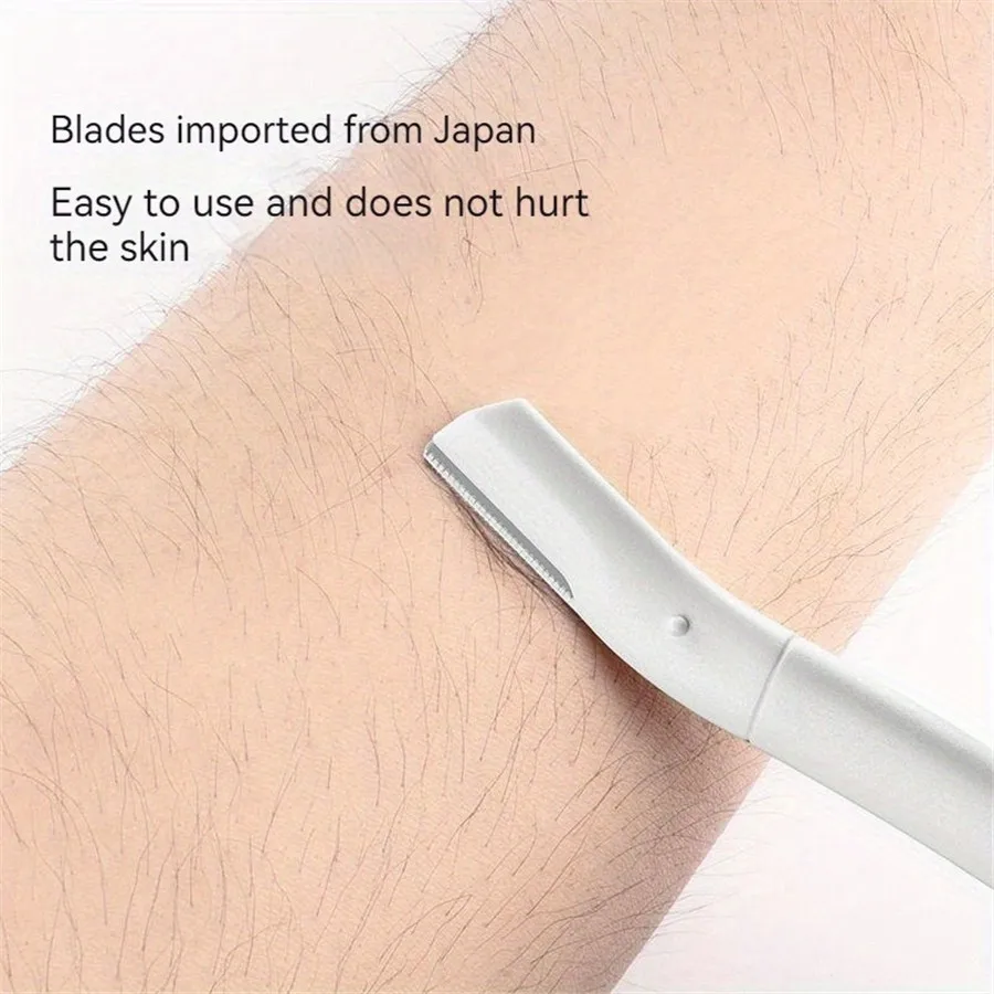 Rasoio per sopracciglia 4 pezzi, rasoi per il viso per peli del viso delle donne, rasoio per sopracciglia, strumento per dermaplaning per esfolire e rinfrescare la pelle