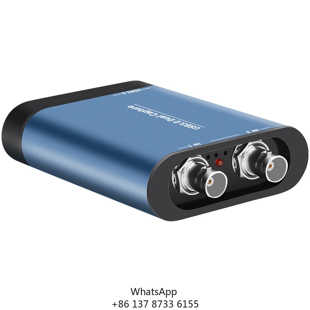 2 Channels SDI 1080P60 Video Capture Card SDI To USB 3.0 Video Dongle Game Live Streaming Broadcast