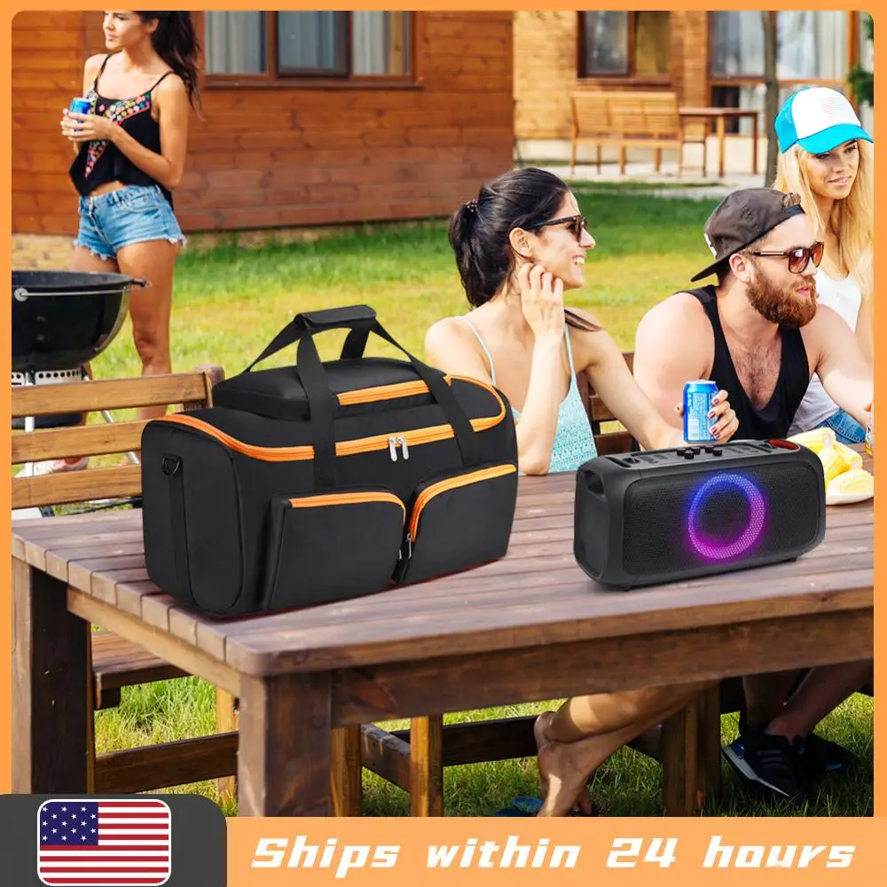 

Универсальная сумка для хранения аудиооборудования, противоударный чехол для переноски динамиков, мягкие сумки для хранения с защитой от царапин для JBL PartyBox On-The-Go Essential