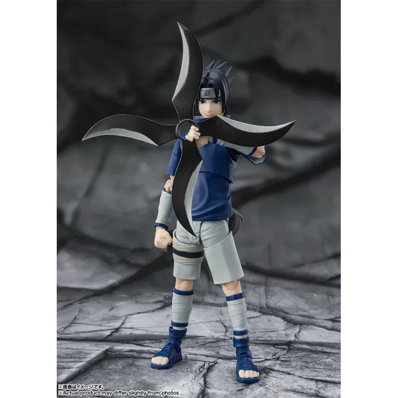 Bandai Originele Naruto Anime Figuur Shf Uchiha Sasuke Genie Ninja Van Bloed Actie Figuur Speelgoed Voor Kinderen Cadeau Model Verzamelbaar