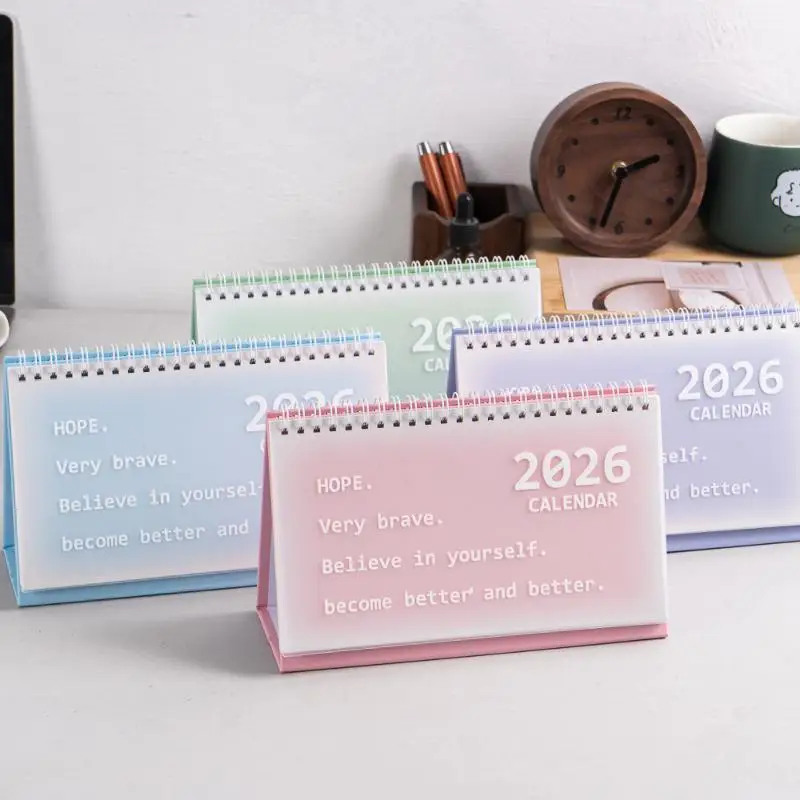 

2026 Desk Calendar Large English Calendar Books Annual To Do List Monthly Daily Planner Time Management