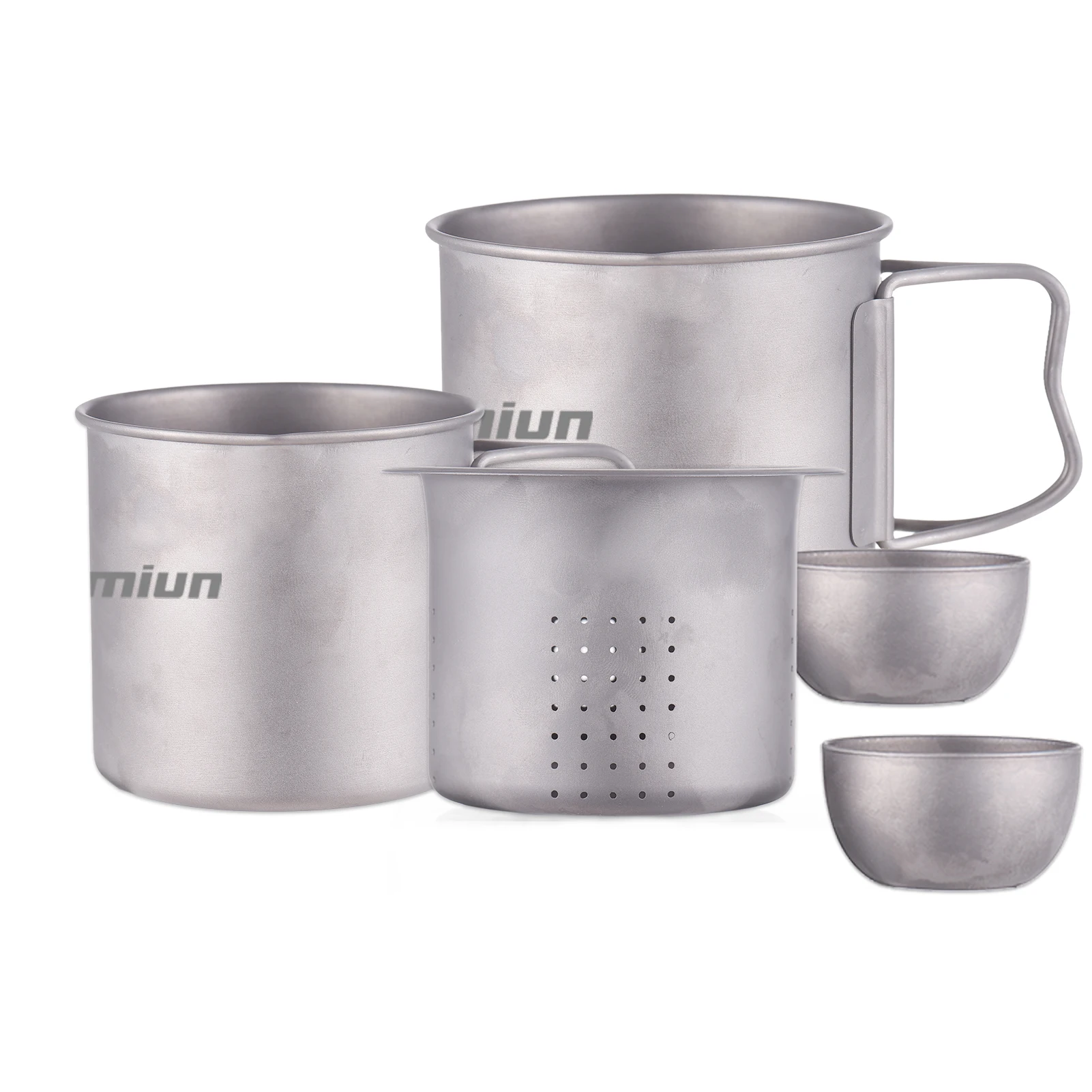 

Camping Cup with Lid Outdoor Camping Ti Tea Mug with Lid and Tea Filter Tea Cup for Outdoor Camping Hiking Travel Ti Camping Cup